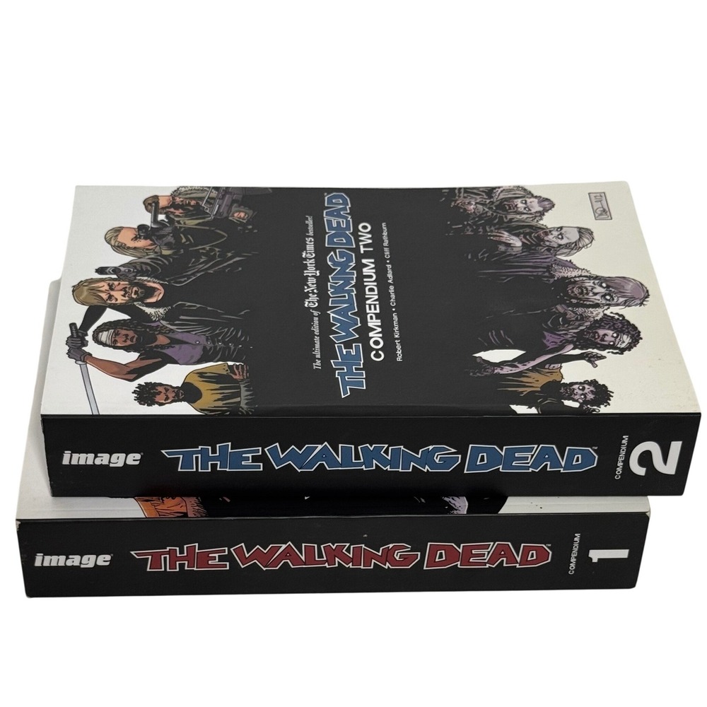 The Walking Dead Compendium One and Two Softcover Image Comics Issues 1-96 Set